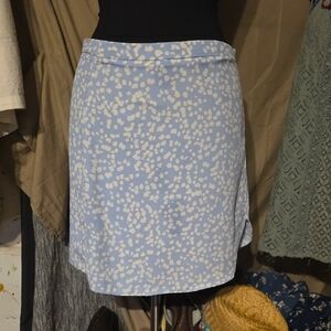 GB Girls Blue and White A-Line Skirt